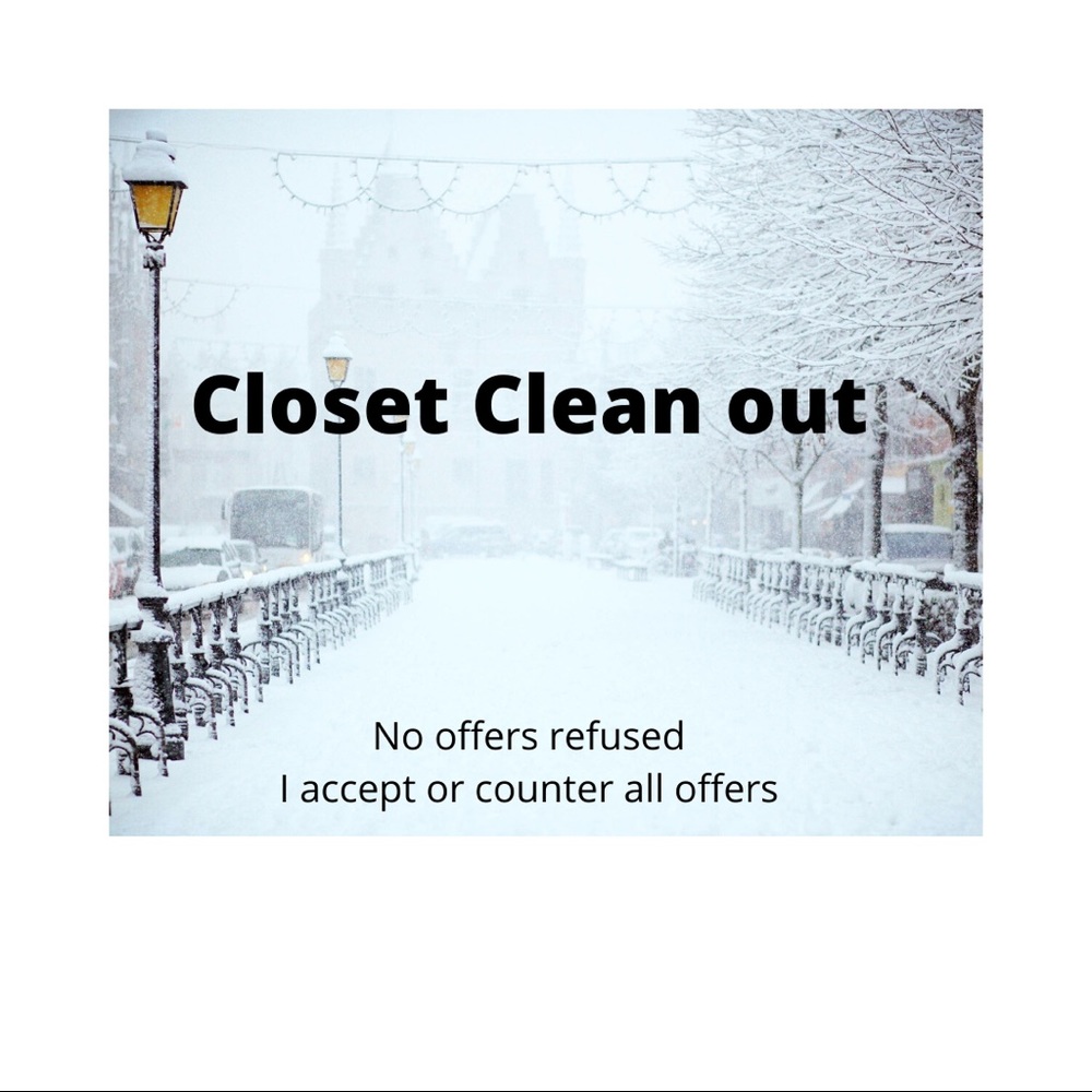 Closet clean out!